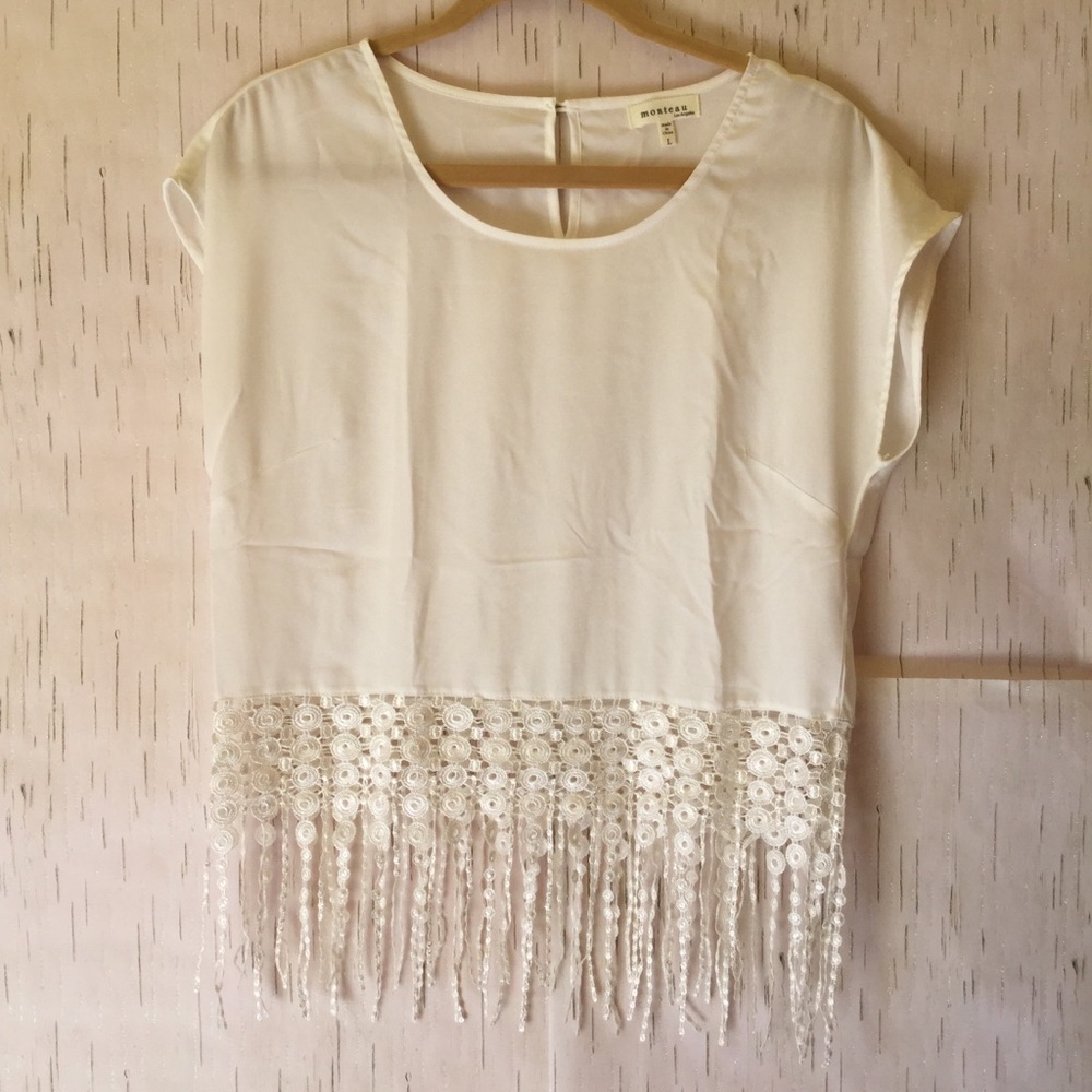 White lace top